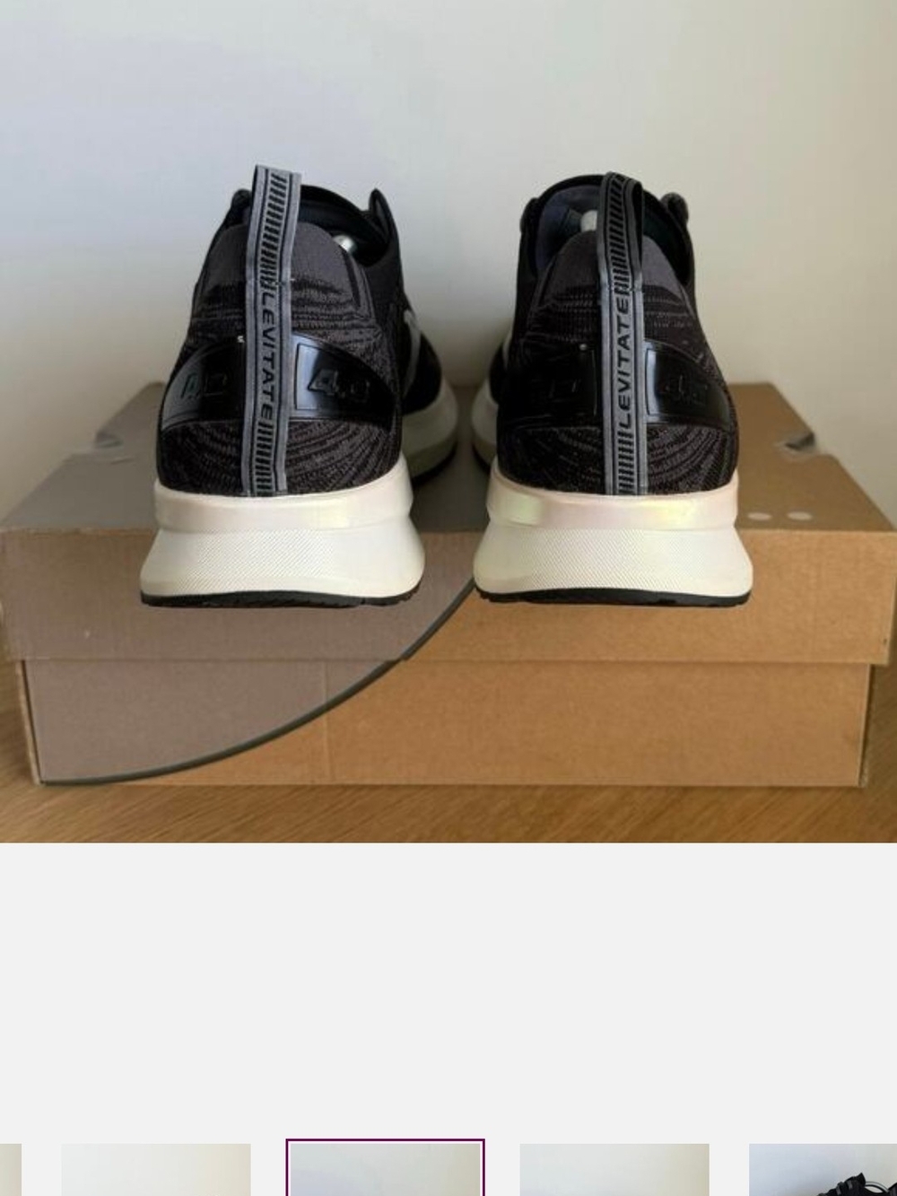 Brooks Levitate Running Shoe - Black & White - Picture 7 of 9